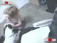 Real spy cam catches babe fucking her dog hd beastiality